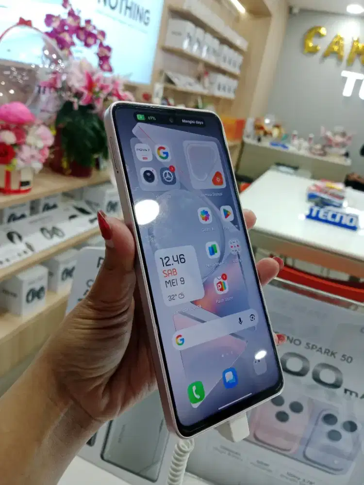 Techno Pova 7 5G 8/256 GB kualitas batre 6000mah