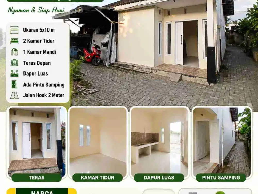Rumah siap huni Kebonagung Sukodono Sidoarjo