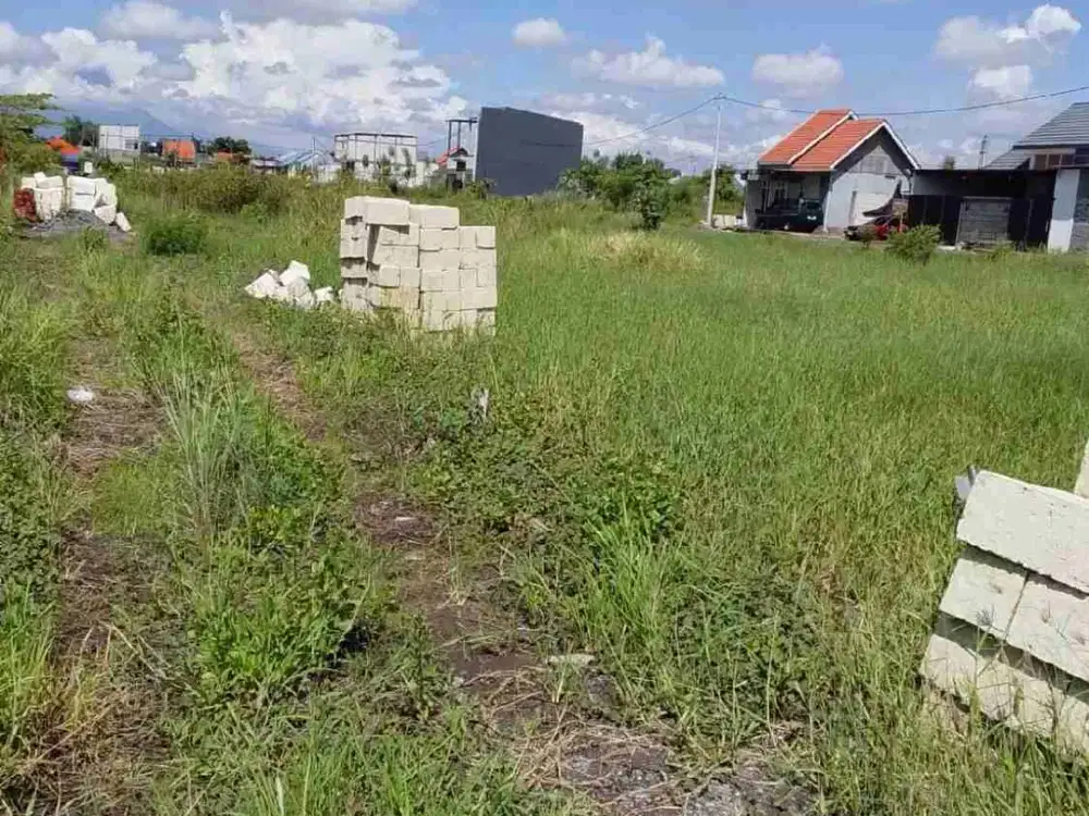 Tanah pekarangan siap bangun Suruh Sukodono SHM split tinggal balik nama