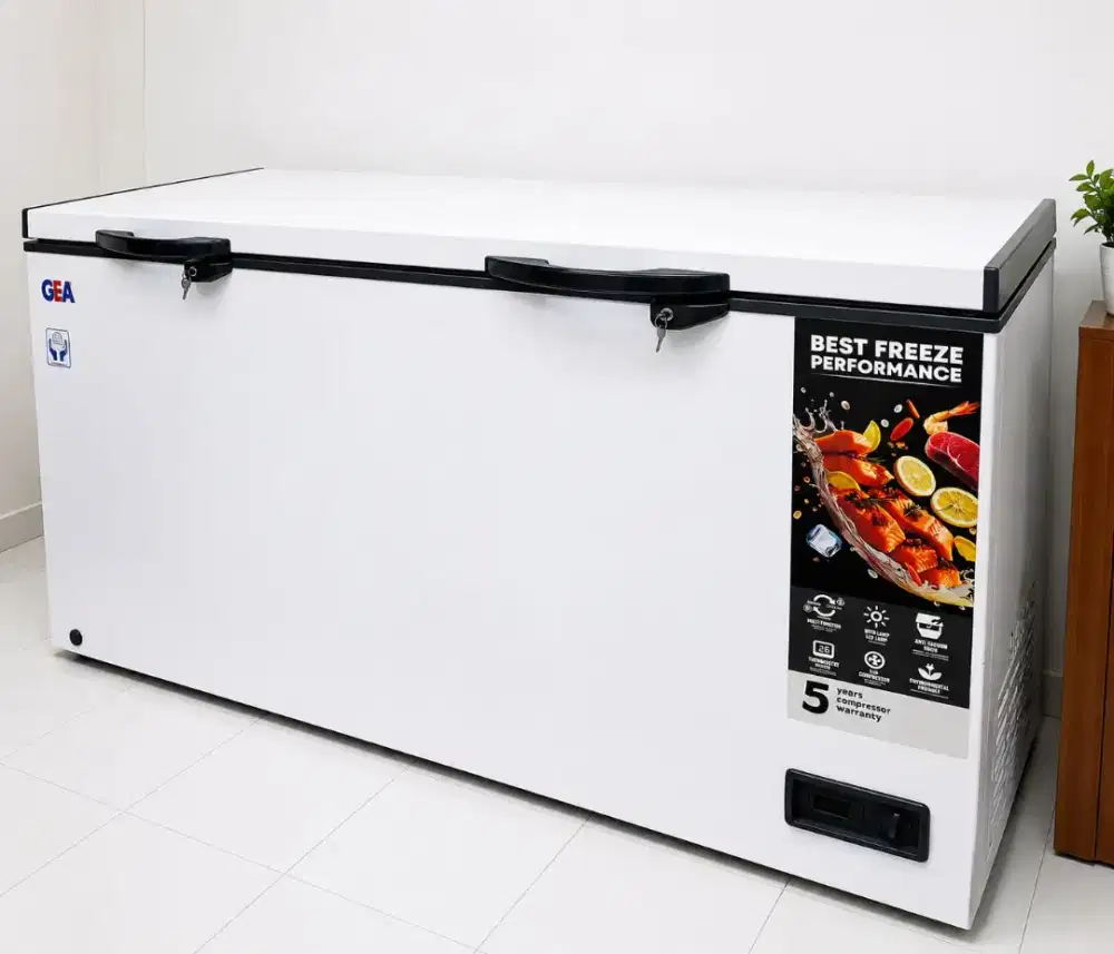 FEEZER GEA QB 600R CHEST FREEZER BOX 500L (BEKAS)