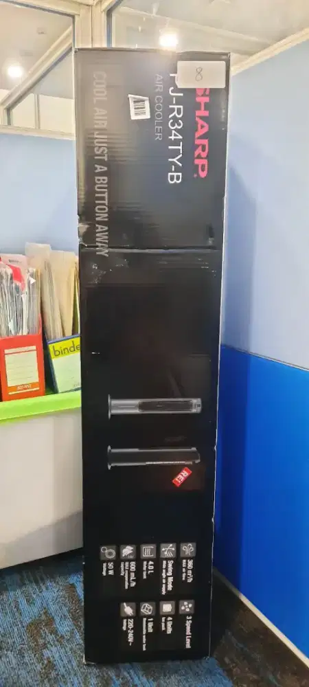 Air Cooler Sharp PJ-R34TY-B Hitam Ex Doorprize
