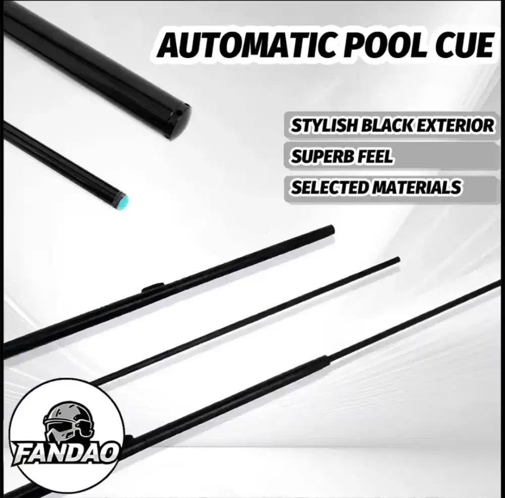 Automatic pool cue stick 3 adjustion power setting spring