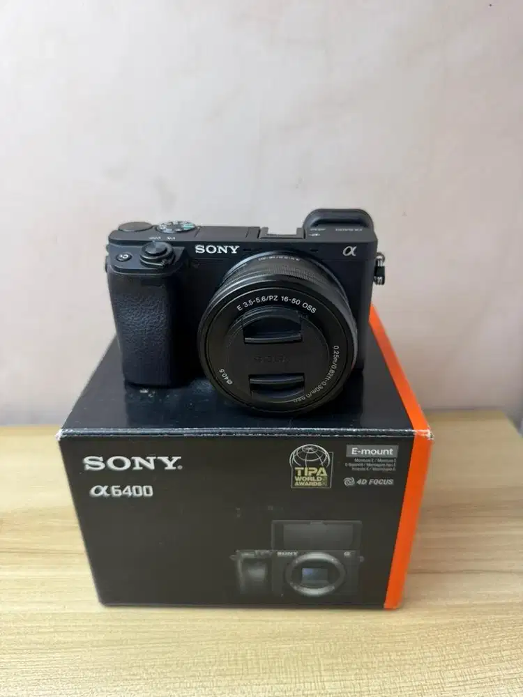 Sony A6400 Fullshet Box Sc rendah 2 rb mulus likenew