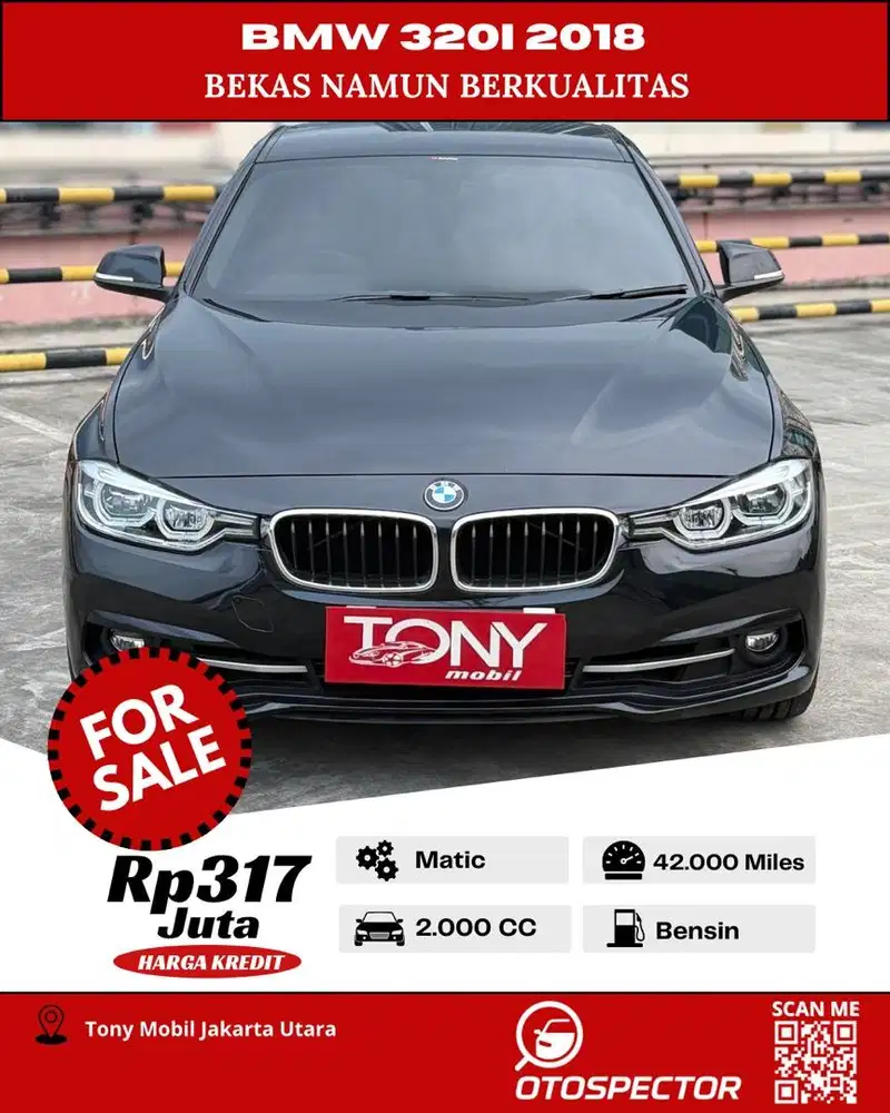 #Tony Mobil# BMW 320i F30 Sport Hitam