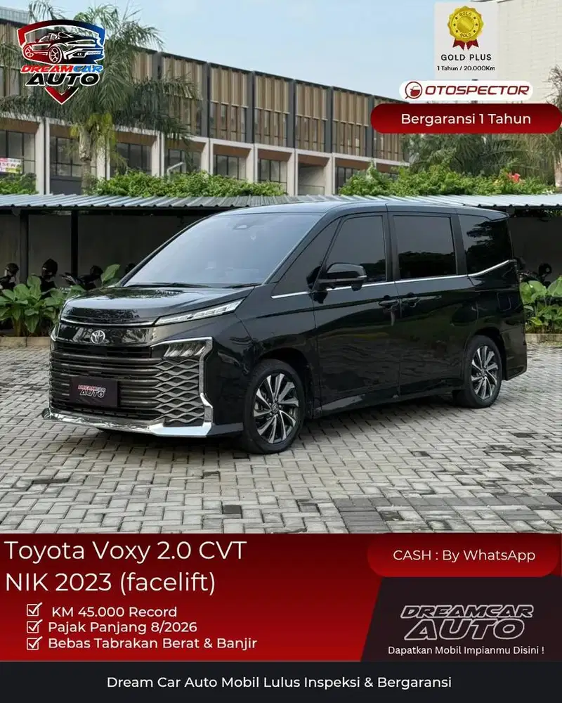 [ KM 45rb ] Toyota Voxy TSS 2023 Hitam facelift