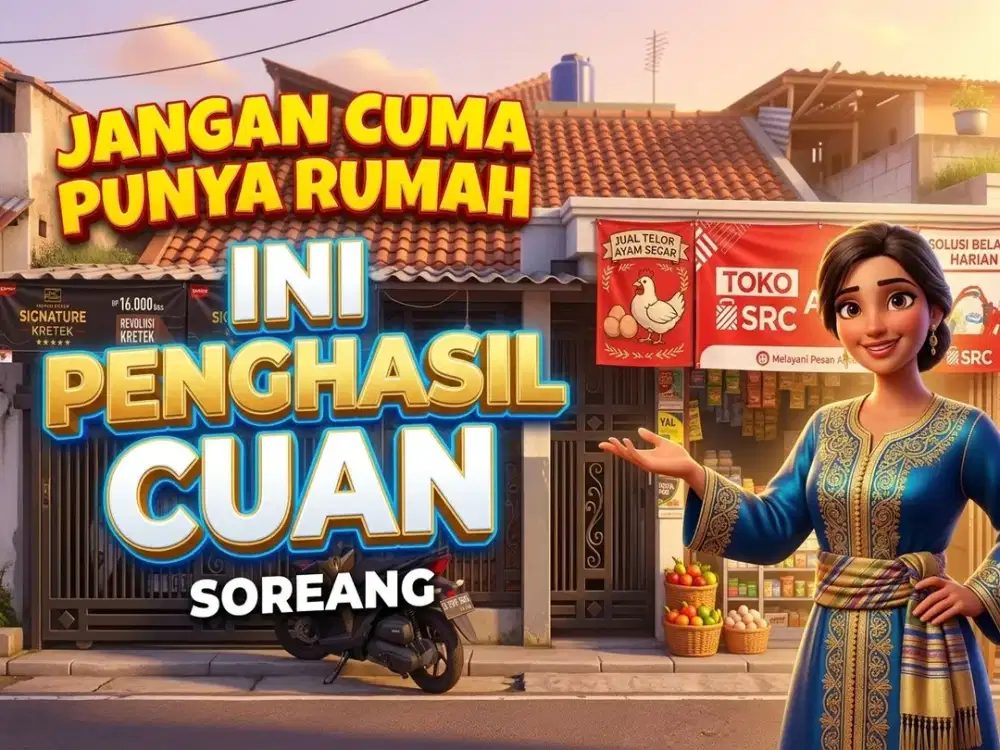 JUAL RUMAH MURAH, SOREANG, GADING TUTUKA, KABUPATEN BANDUNG.
