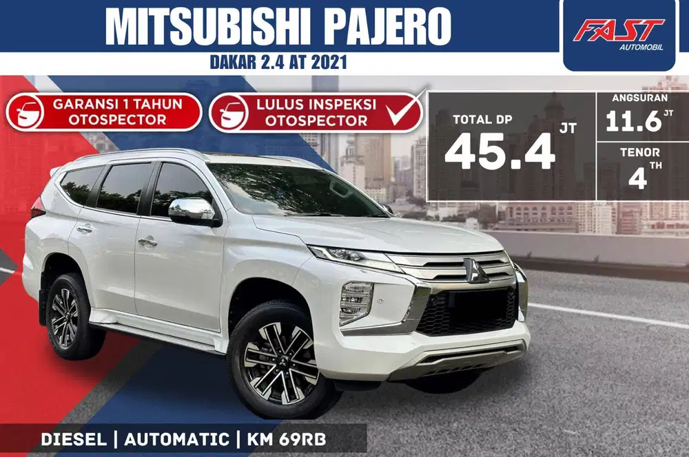 MITSUBISHI PAJERO DAKAR 2021 2.4 AT DIESEL SUNROOF KM.69RB PAJAK PNJNG