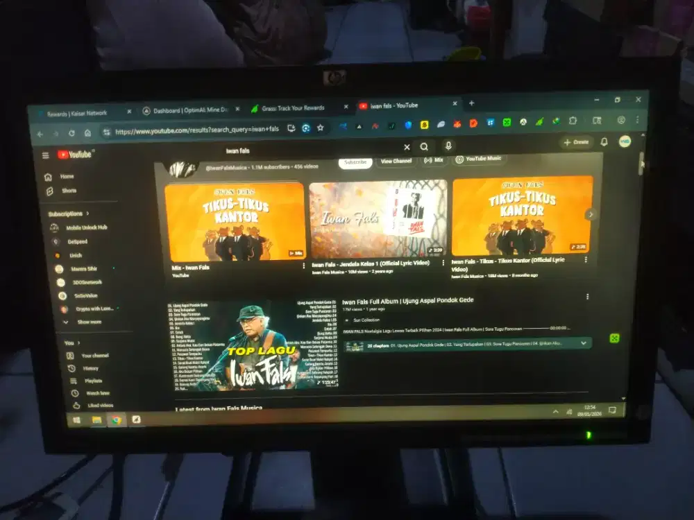 Monitor 19 Inch Merk HP