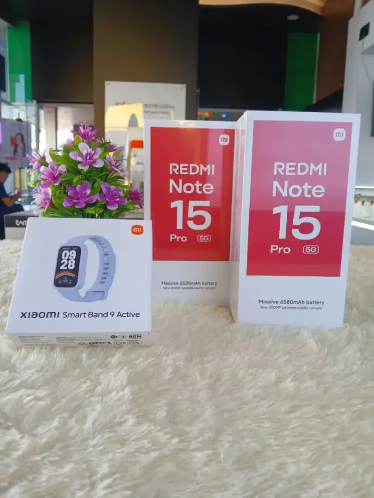 PROMO REDMI NOTE 15 PRO 5G FREE SMART BAND 9 ACTIVE