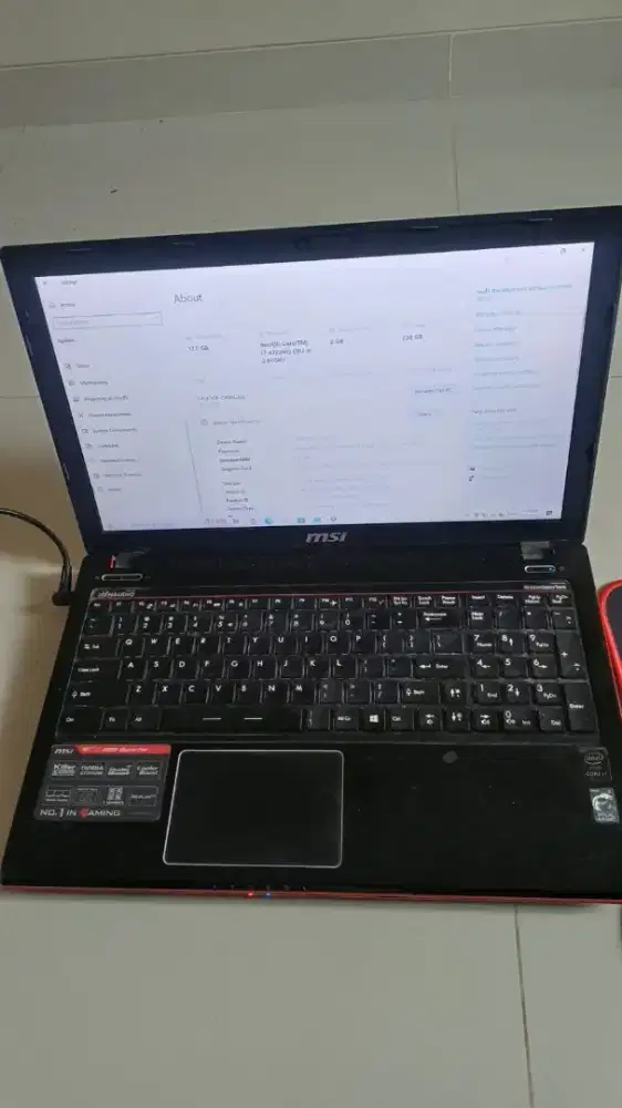 Dijual Laptop MSI GE60 2QD Apache