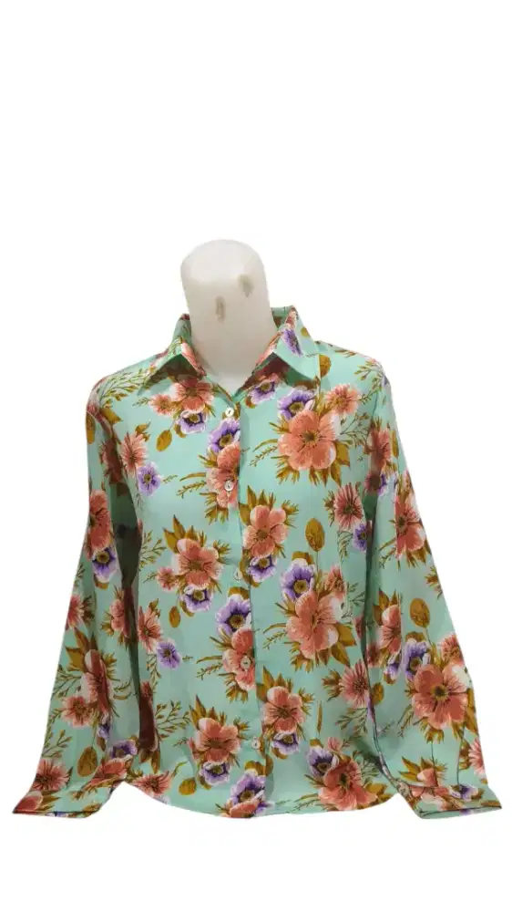 Kemeja Wanita Motif bunga