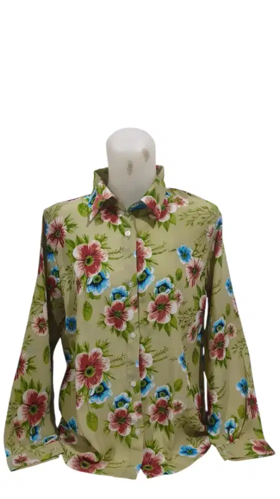 Kemeja Wanita Motif Bunga