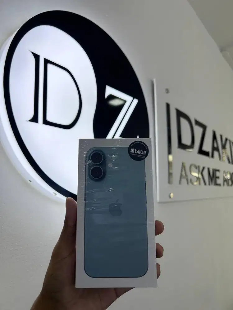 Iphone 16/128 NEW RESMI!!free adaptor
