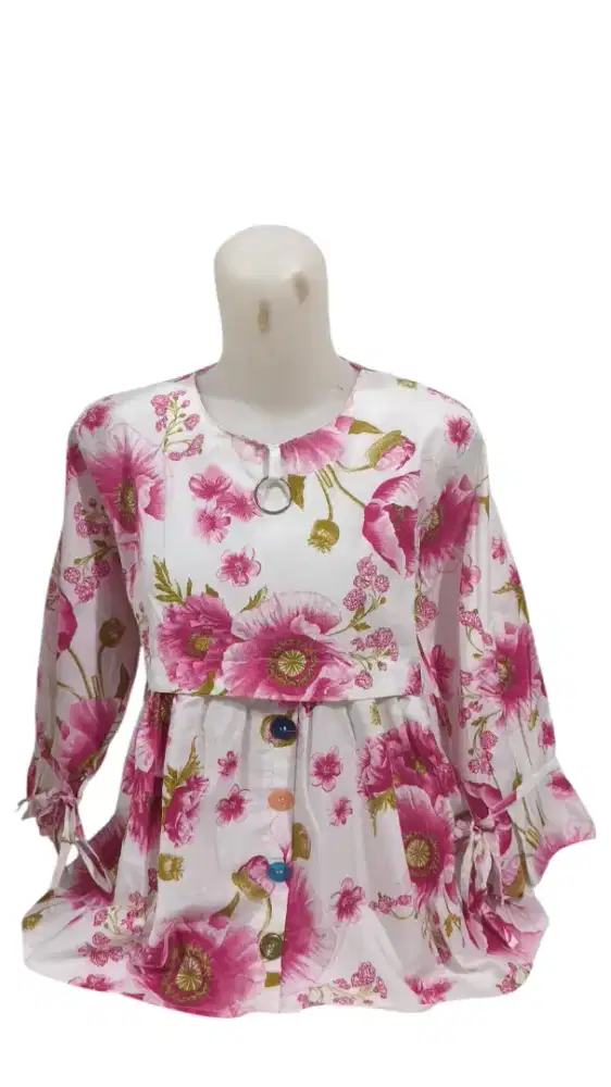 Blouse Wanita Motif Bunga