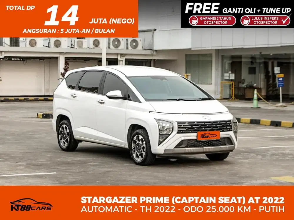 [BERGARANSI] HYUNDAI STARGAZER PRIME MATIC CAPTAIN SEAT TAHUN 2022