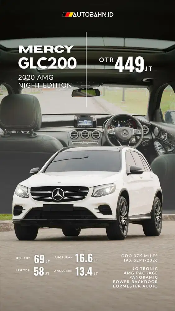 Mercedes Benz GLC200 AMG Night Edition 2020