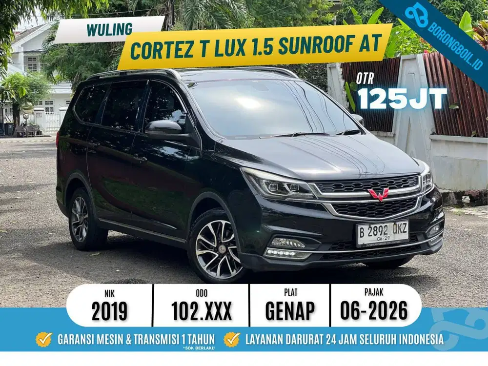 TDP RINGAN ANGSURAN AMAN Wuling Cortez 2019