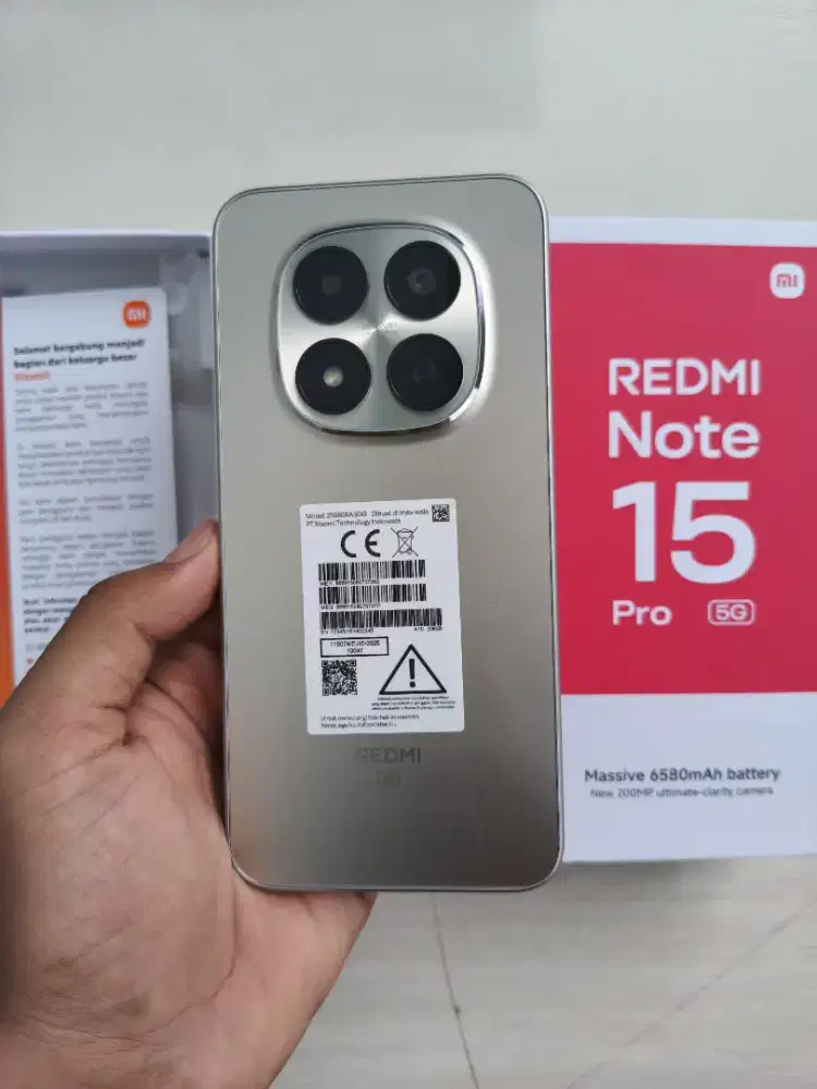 Redmi Note15pro 5g 8/256gb fullset no minus