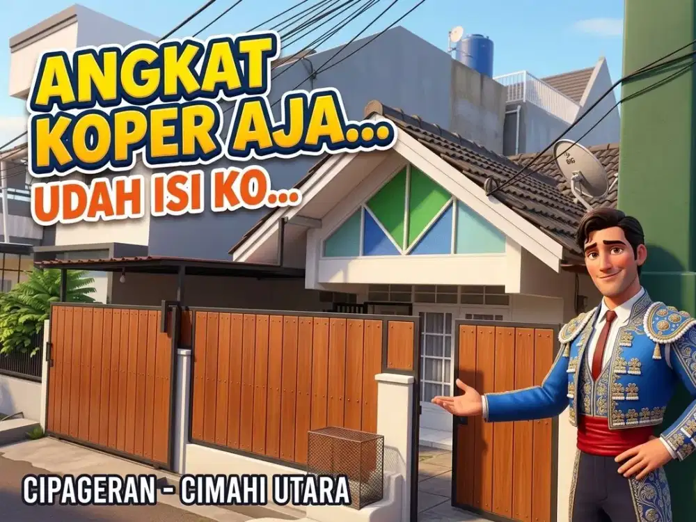 JUAL RUMAH MURAH MINIMALIS, CIPAGERAN ASRI, KOLMAS, CIMAHI UTARA.