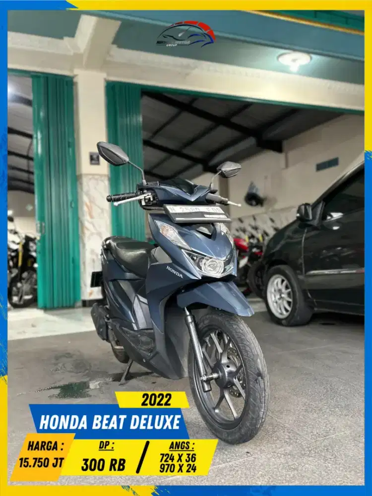 HONDA BEAT DELUXE 2022 READY GASS MASZEHH HIKMAH MOTOR KEPUH MALANG