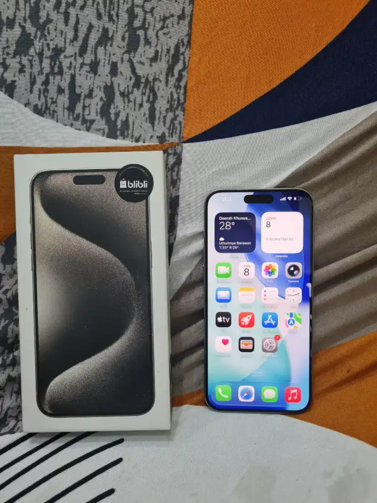 Iphone 15 pro max 256 Gb resmi Ibox SA/A