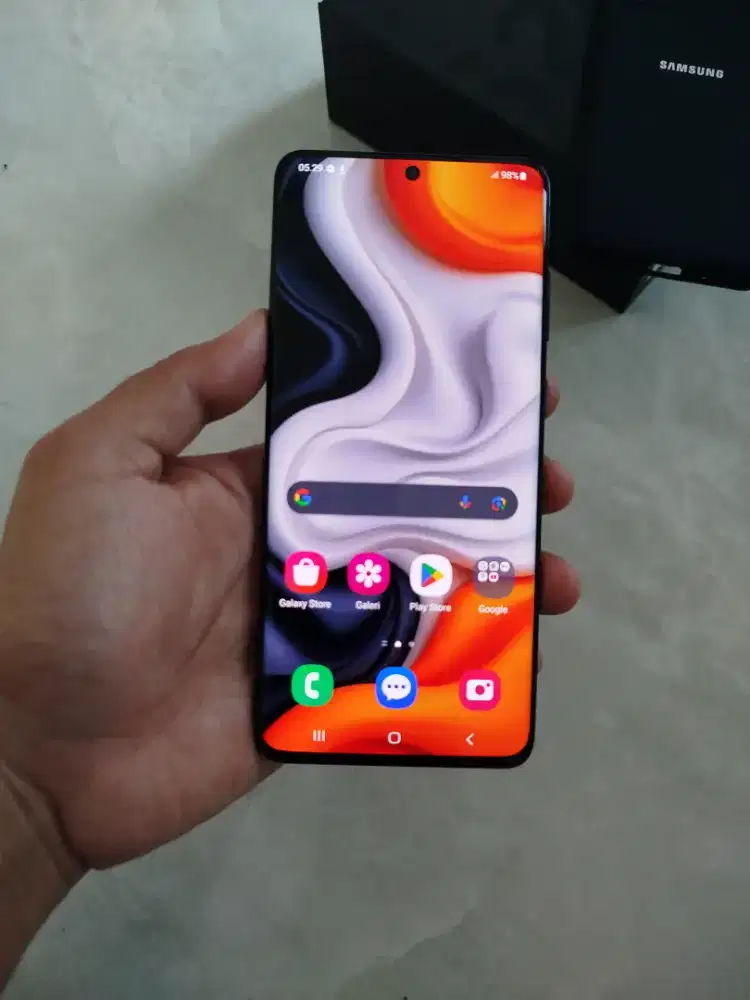SAMSUNG S20 PLUS (LAYAR MELENGKUNG+SIDIK JARI DI LAYAR)
