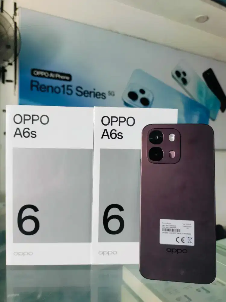 READY OPPO A6S BARU , KREDIT PROMO BUNGA 0%