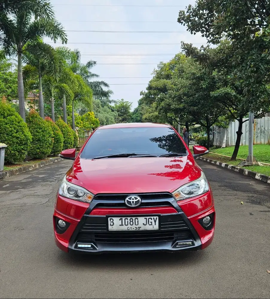 Yaris TRD Sportivo 1.5 AT 2015 Merah Tdp 8 JT Siap Pakai Km97rb