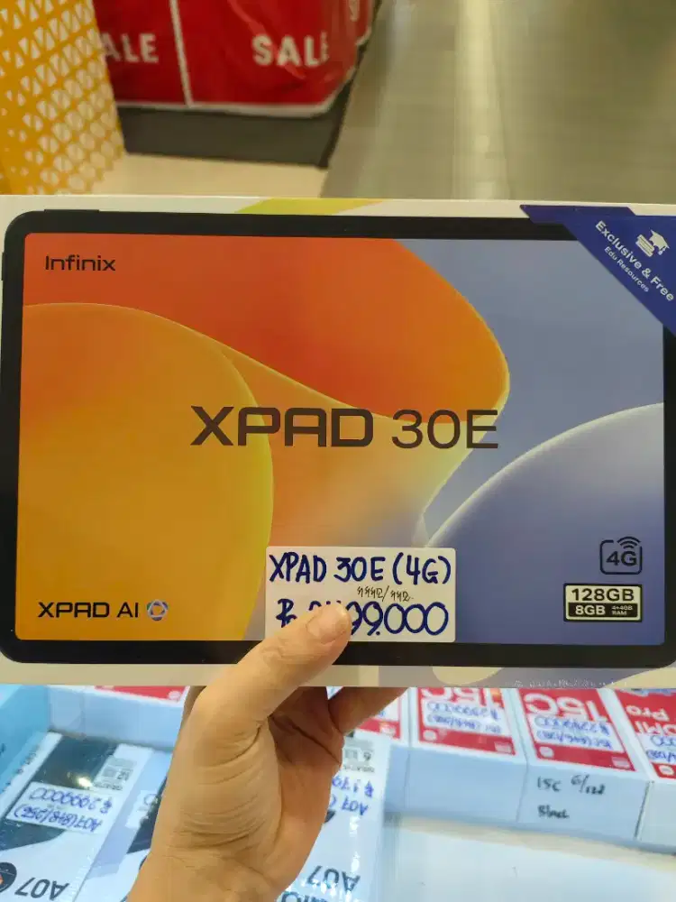 Tablet INFINIX XPAD 30E ram 8/128GB BARU, GARANSI RESMI NASIONAL