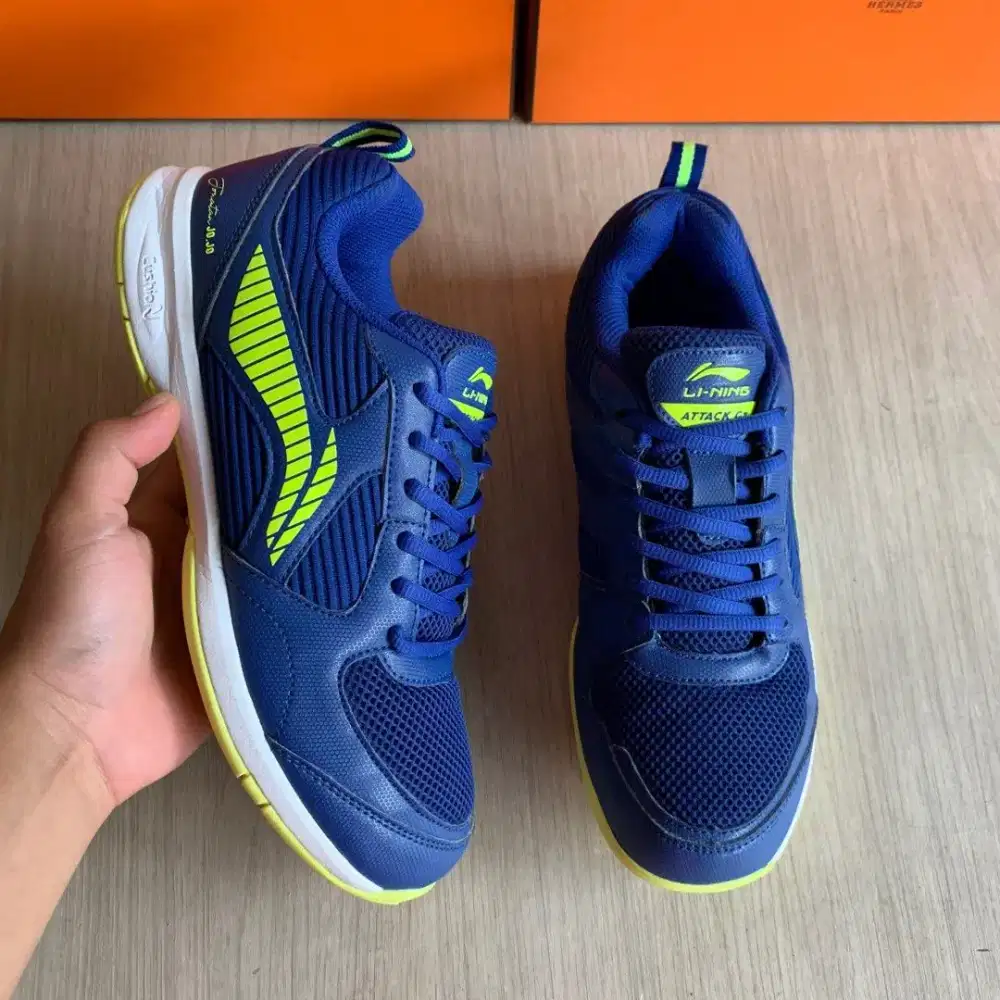 Li-Ning Attack G7 sepatu badminton sport original size 44