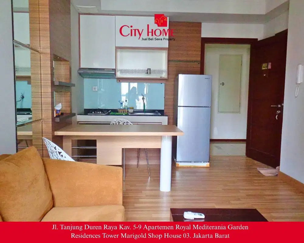 Jual Apartemen 2 BR Furnished di Royal Mediterania Garden Residences