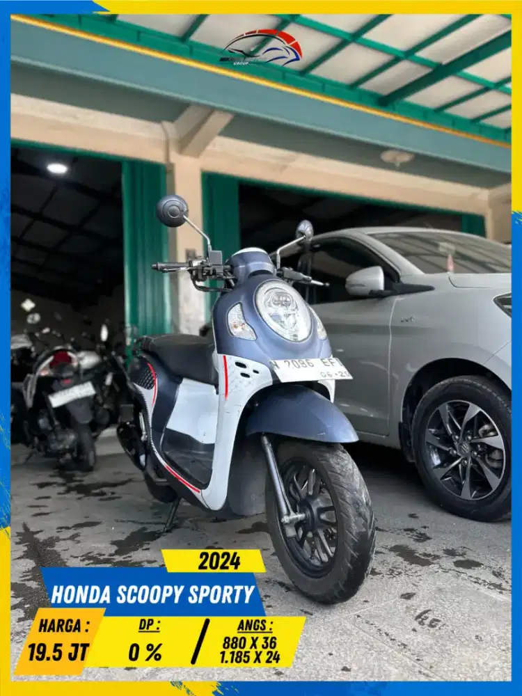 HONDA SCOOPY SPORTY 2024 BARANG WOKEE HIKMAH MOTOR KEPUH MALANG