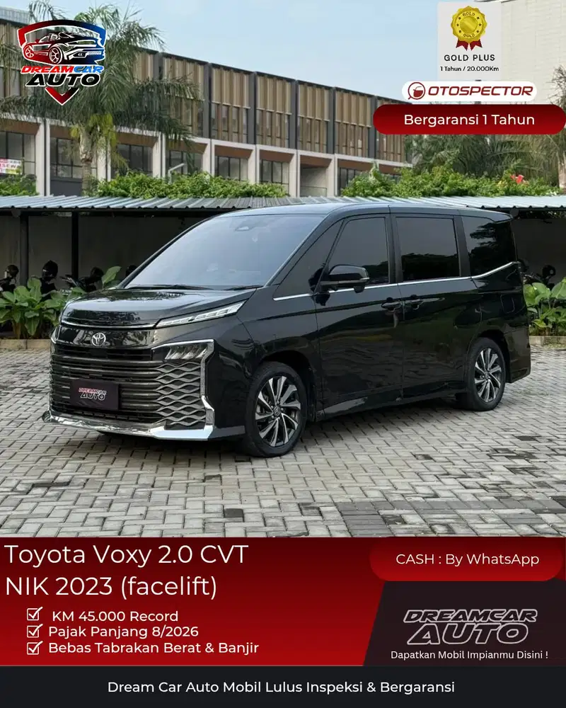 [KM45RB] Toyota Voxy 2.0 CVT NIK 2023 (facelift)