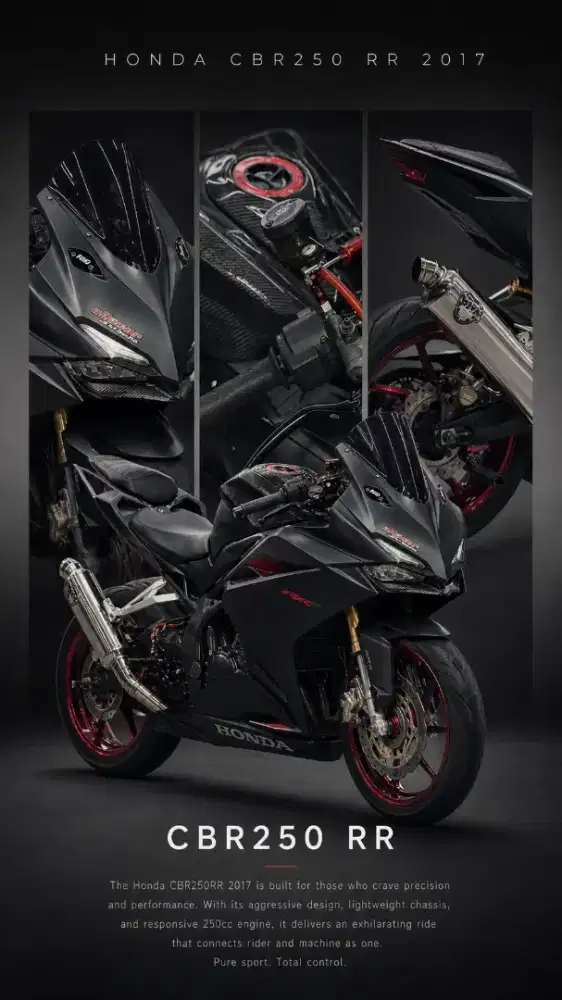 DI JUAL CBR250RR ABS 2017 FULL SPEK TERMURAH DI MARKET