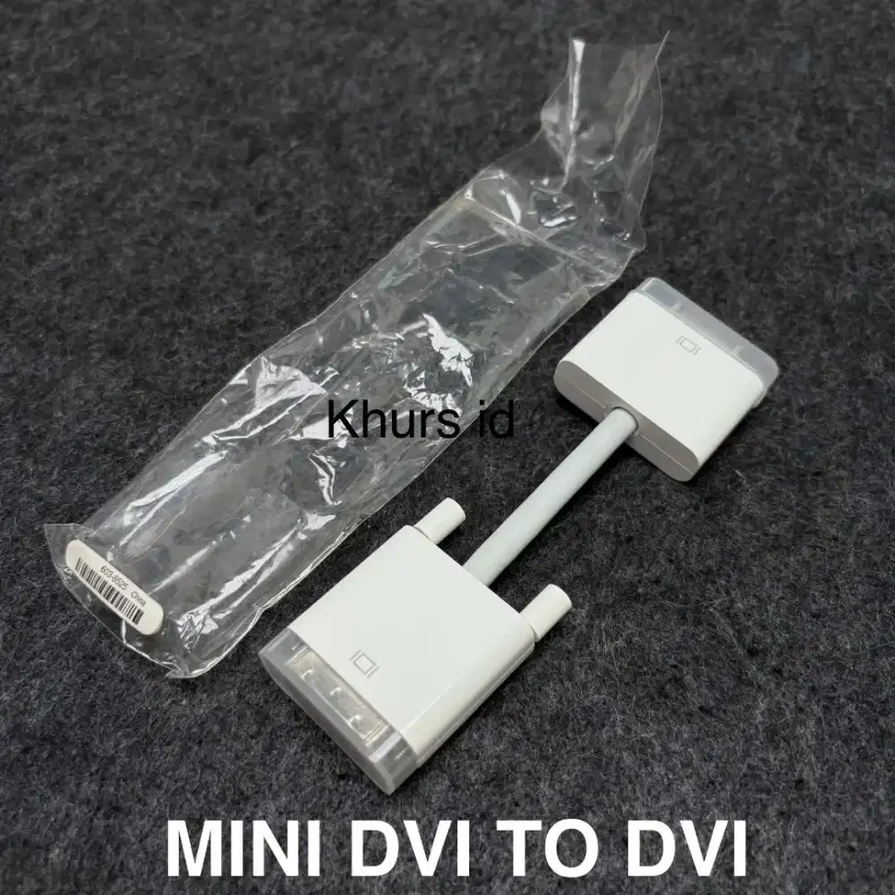 converter cable mini dvi to dvi original apple - new old stock
