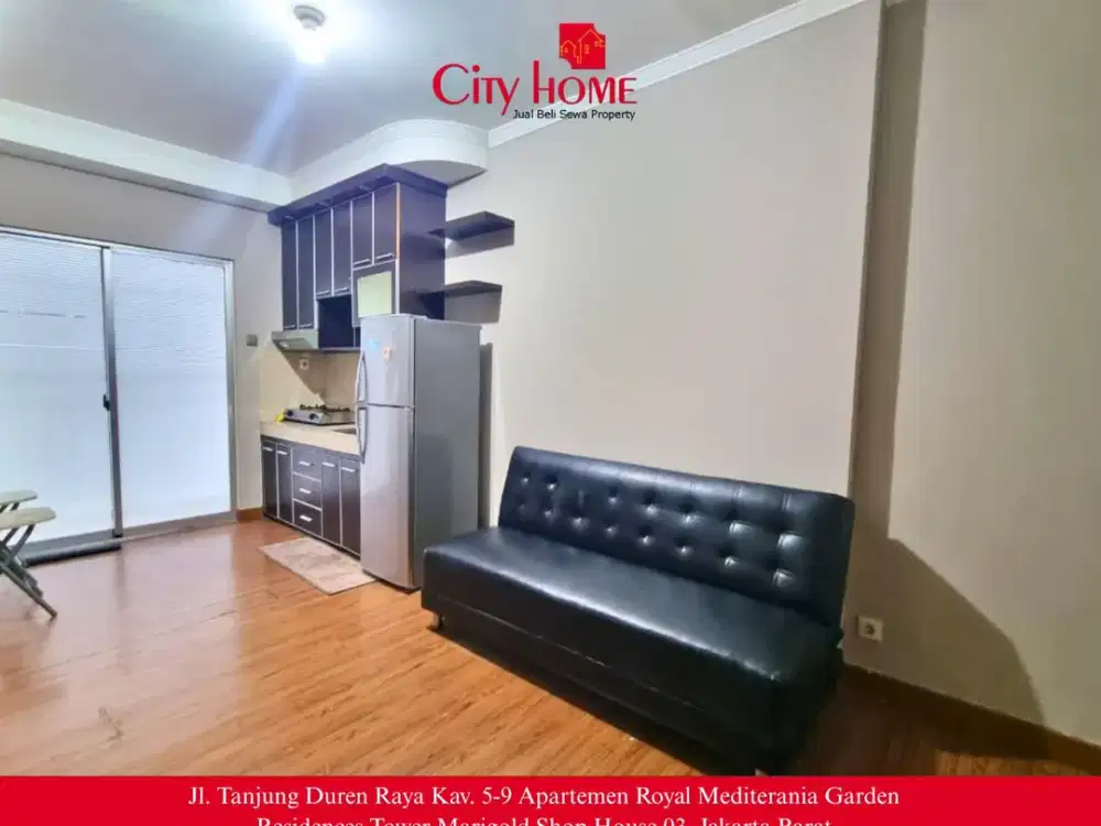 Dijual Apartemen 2 BR Furnished di Mediterania Garden Residences 2, Tanjung Duren, Jakarta Barat