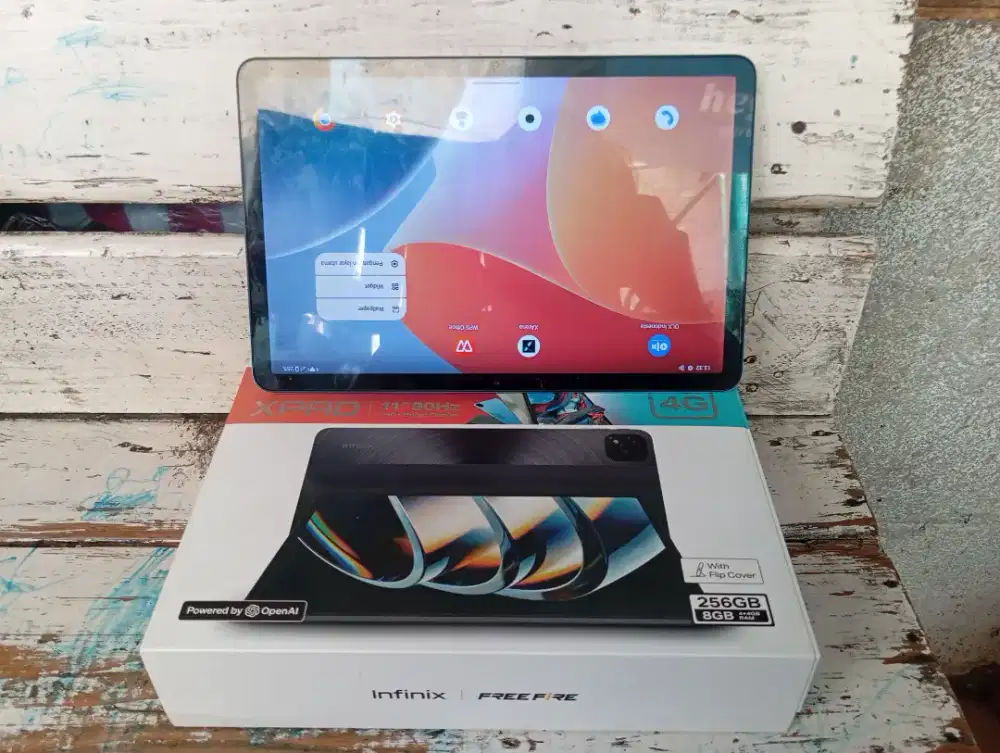 Infinix xpad free fire ram 8 4+4/256 gb