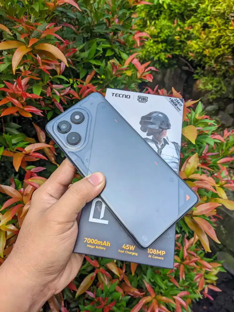 Tecno Pova 7 4G Ram 8+8/256GB 7000mAh Batre Fullset Orian