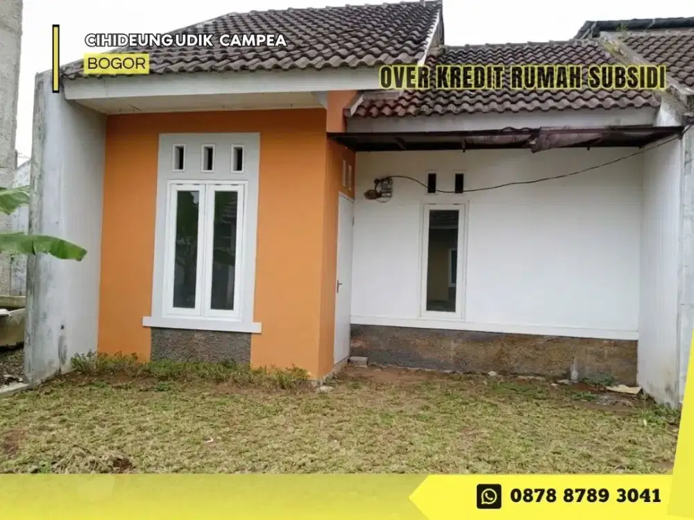Take Over Subsidi Rmh sisa 7 Thn Lg di Taman Dramaga Permai dkt IPB