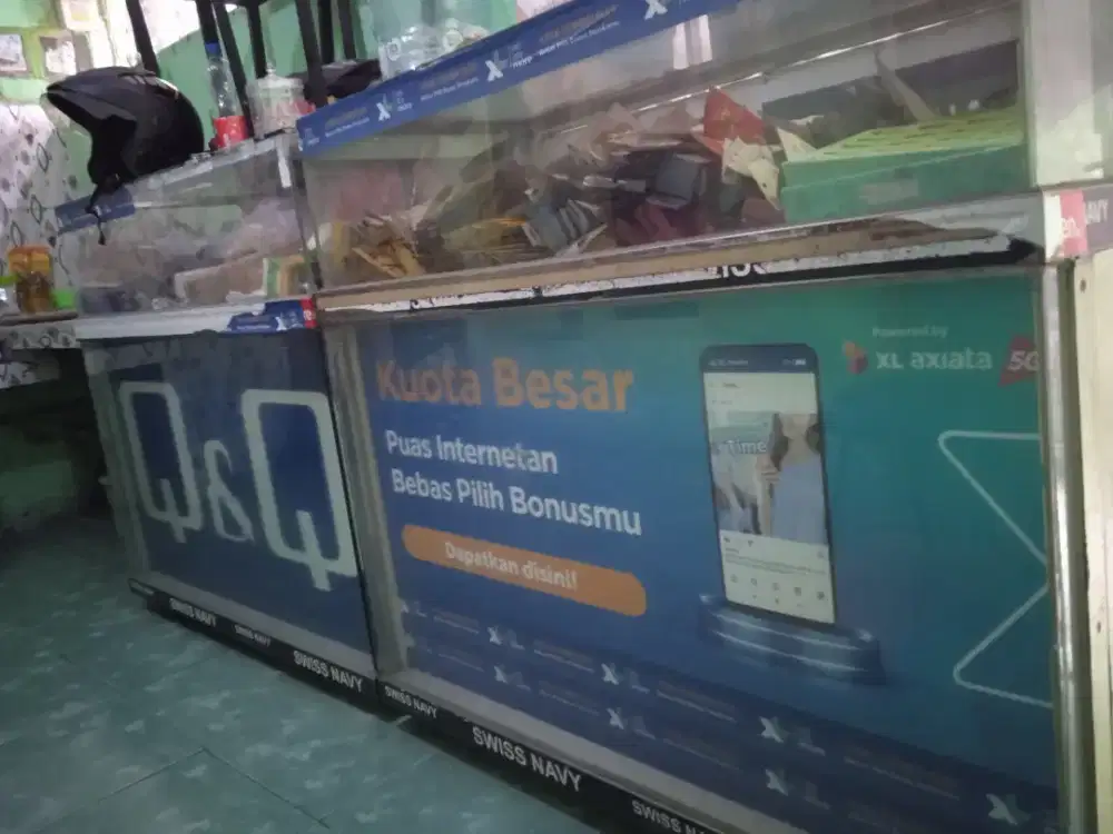 JUAL ETALASE BEKAS KONTER MURAH