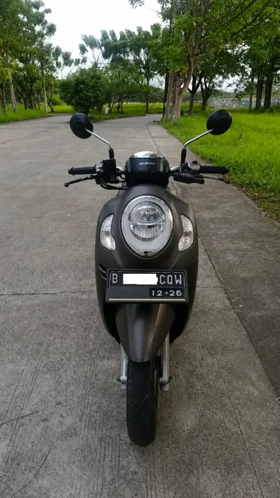 Jual Motor Honda Scoopy Stylish Brown Matte 2021 Surat Lengkap