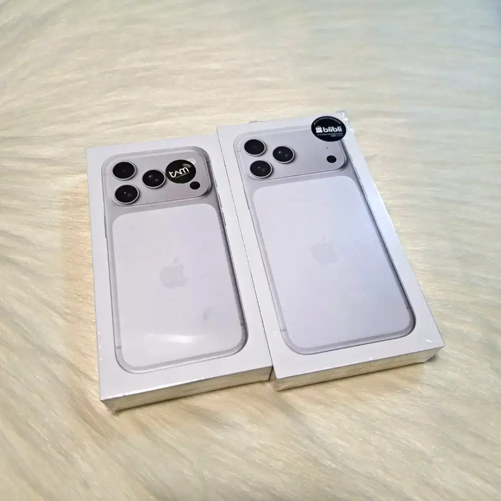 Iphone 17 Pro 17 Pro Max 256Gb iBox Silver New Garansi Resmi 1 Tahun