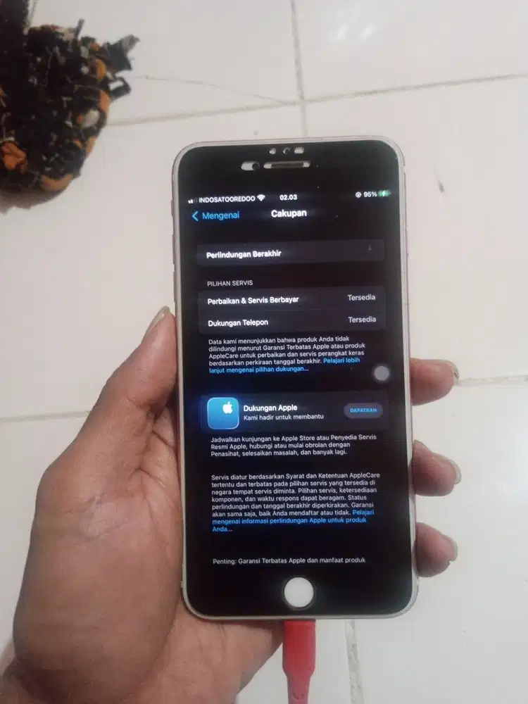 Iphone 6s Plus 128gb + kabel data