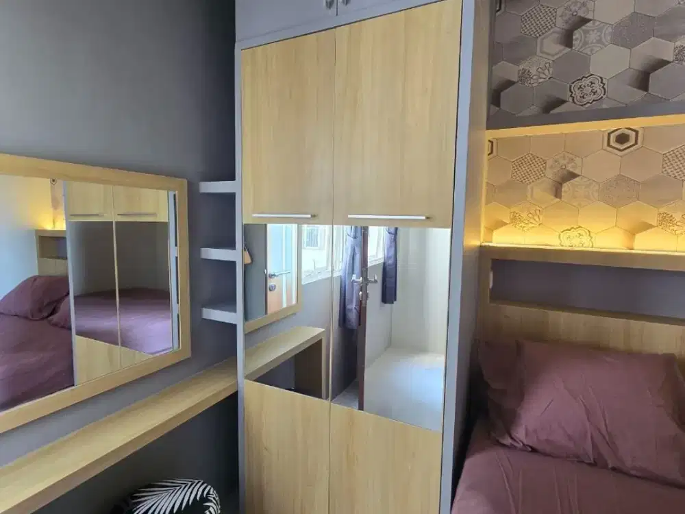 DIJUAL APARTEMEN PUNCAK DHARMAHUSADA TOWER B LANTAI 7 FULL FURNISHED - BARU GRESS