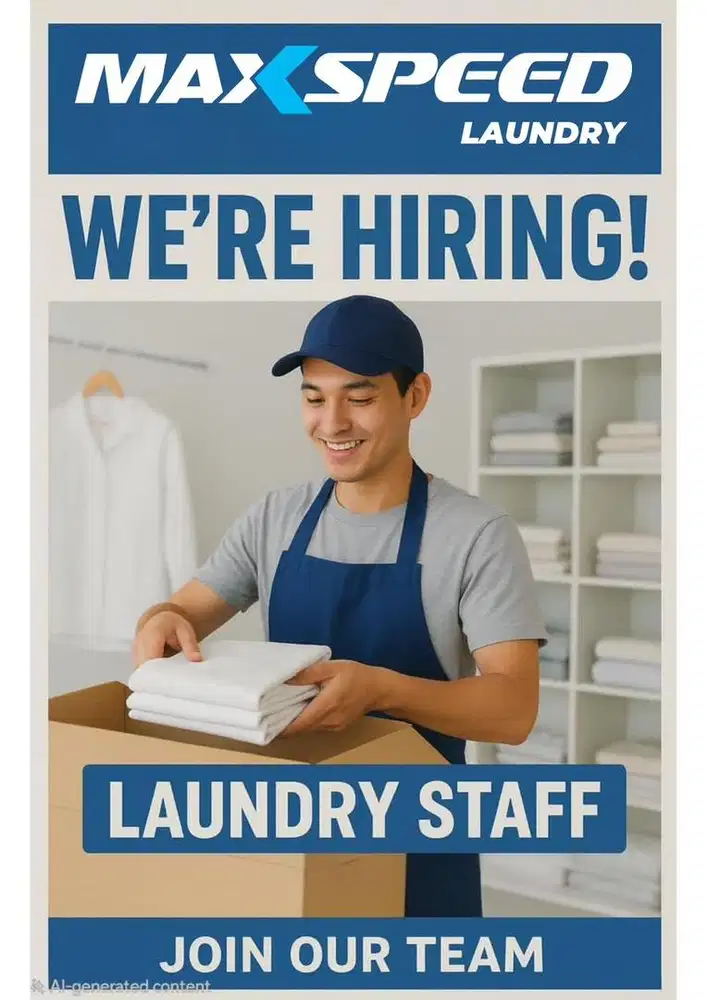 Lowongan Karyawan Laundry Berpengalaman (wajib Bisa Setrika Uap)