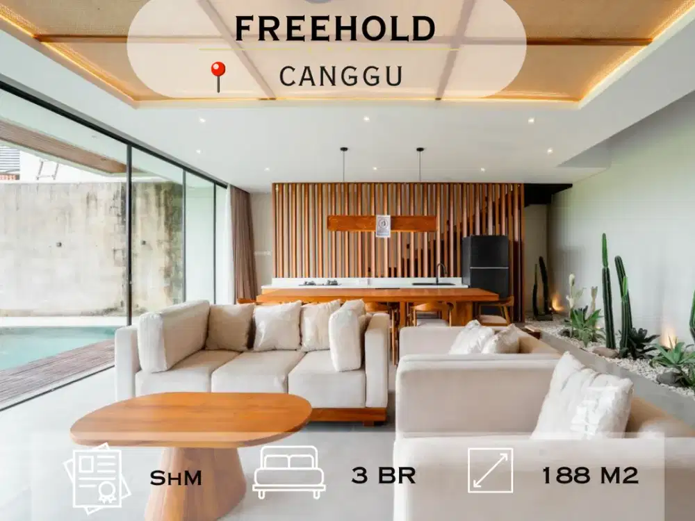 Dijual Villa, Hanya 5 Menit Dari Pantai Batu Bolong, Bali