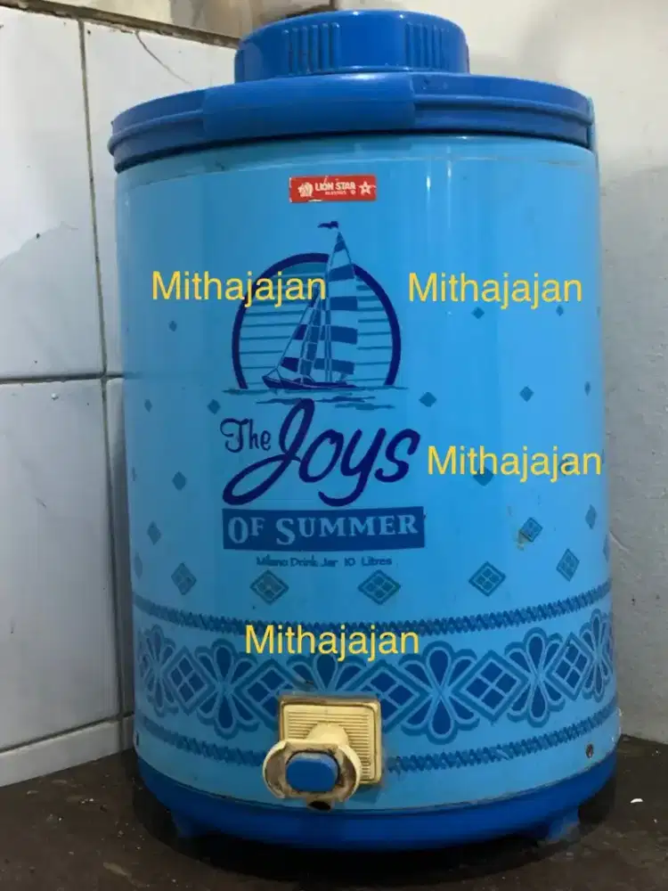 Dispenser lion star preloved seken murah tempat penyimpanan air minum
