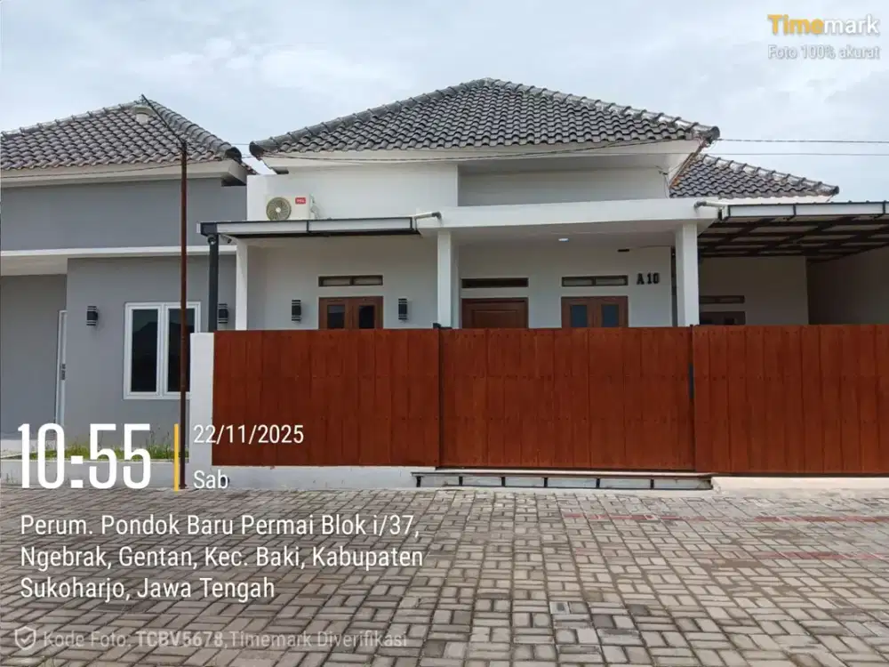dijual rumah lokasi gentan type 50/95 timur luwes gentan dp0%
