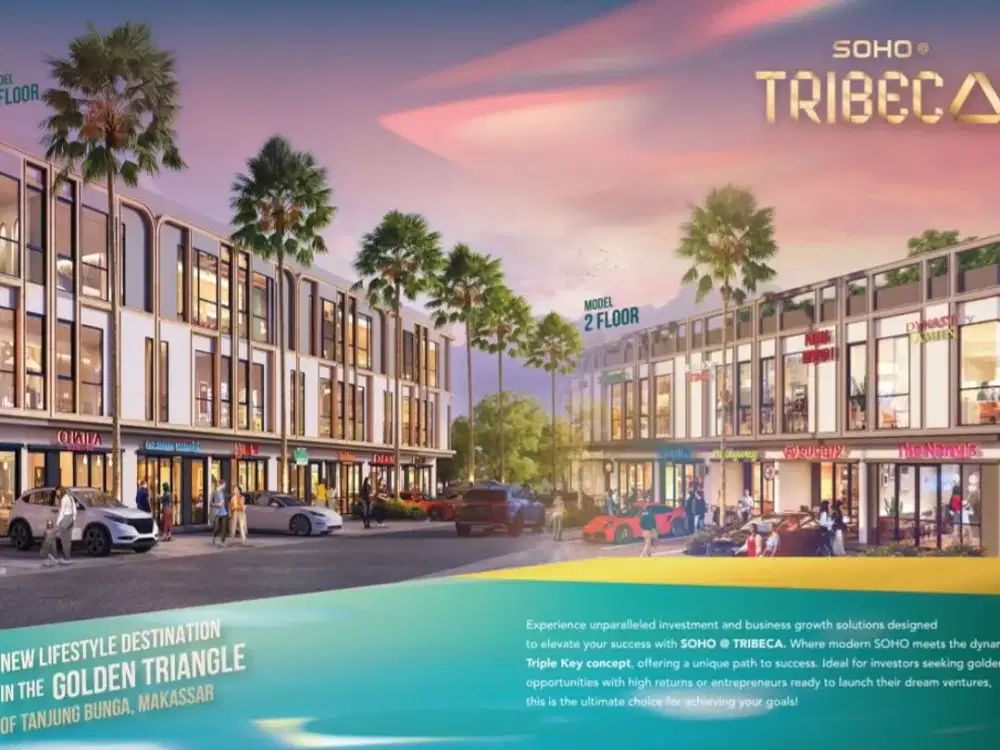 Ruko Jalan Utama Tanjung Bunga Makassar