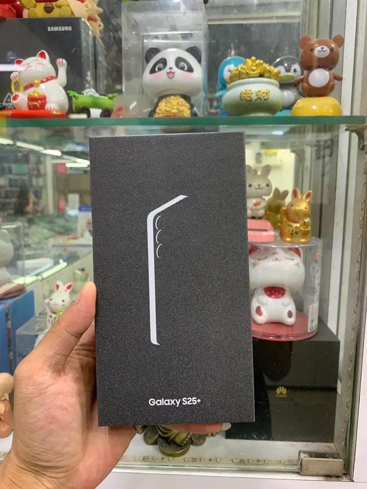 samsung S25 plus 12/256GB silver shadow new resmi segel